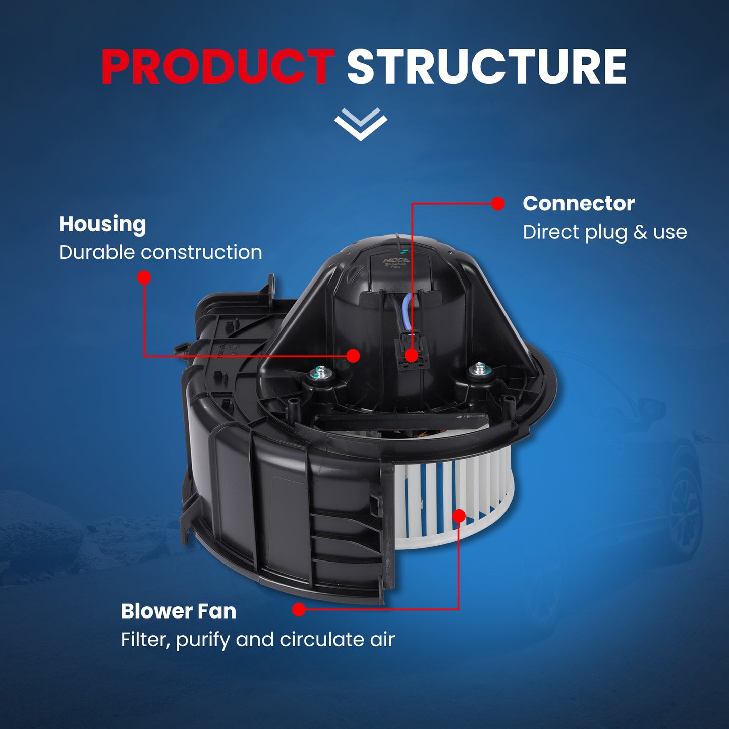MOCA HVAC Blower Motor - BM4638