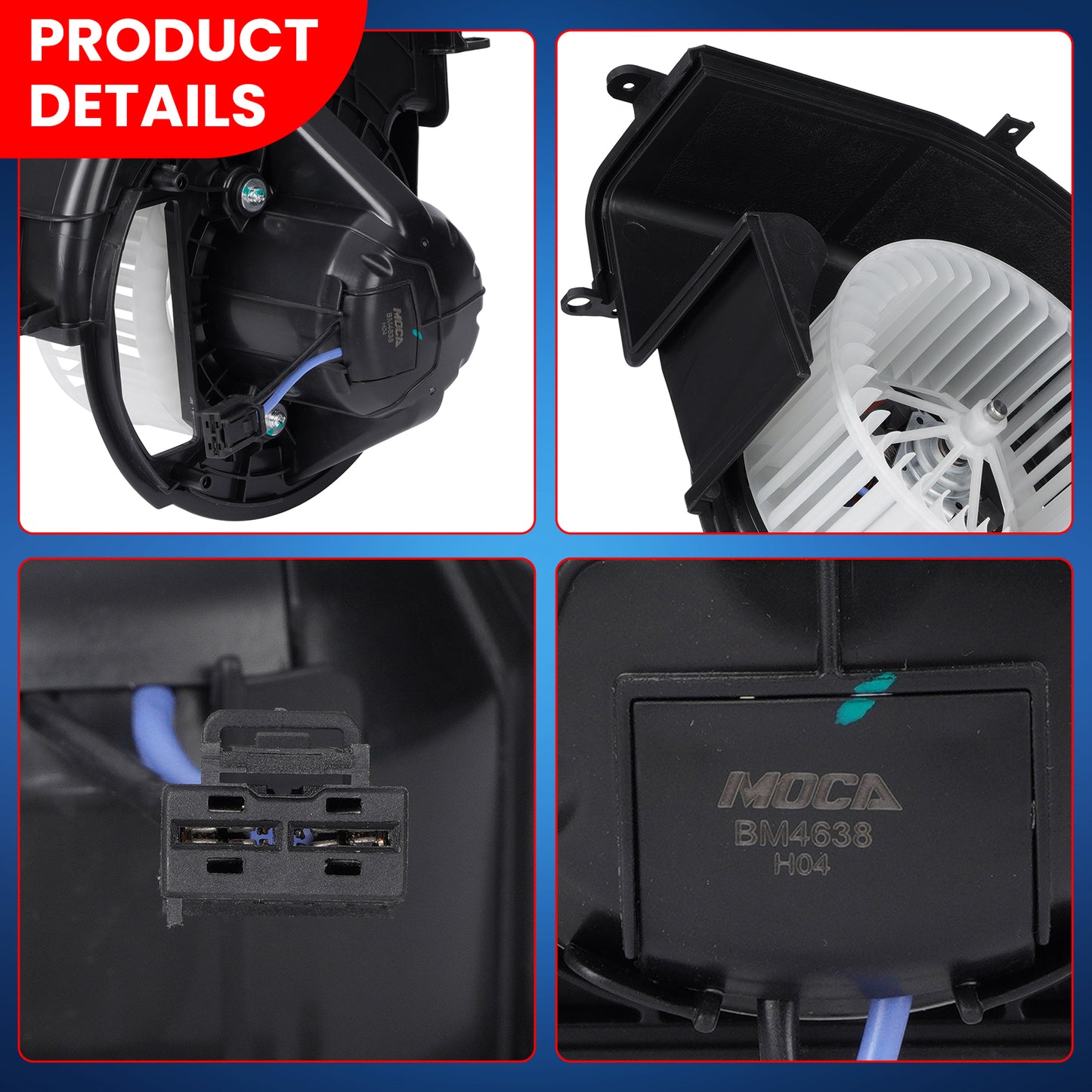 MOCA HVAC Blower Motor - BM4638