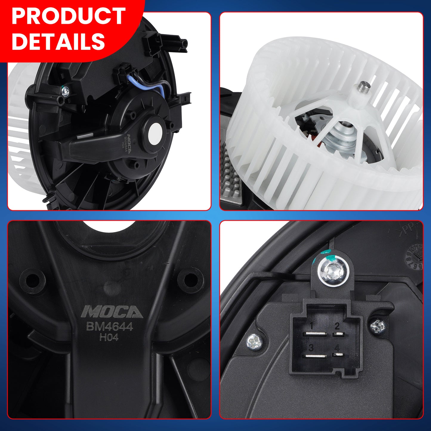 MOCA HVAC Blower Motor - BM4644