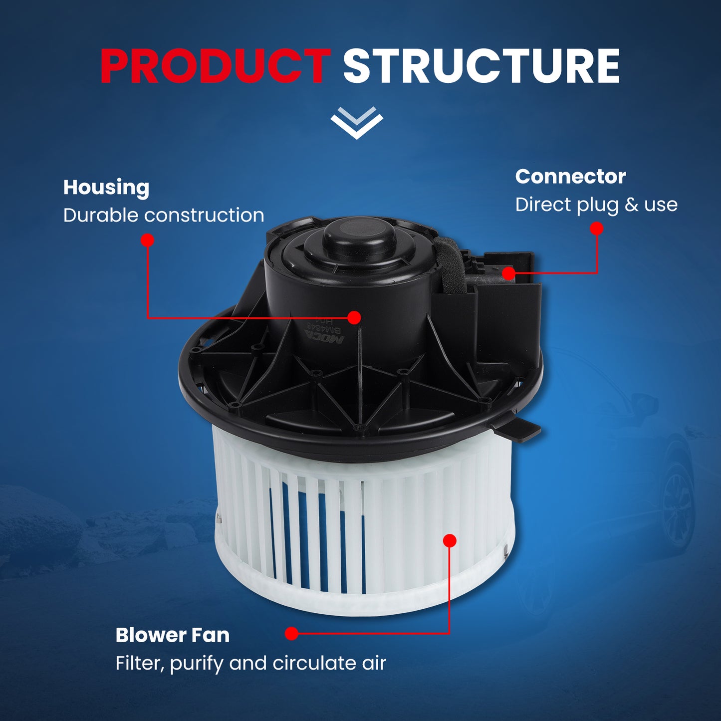 MOCA HVAC Blower Motor - BM4648