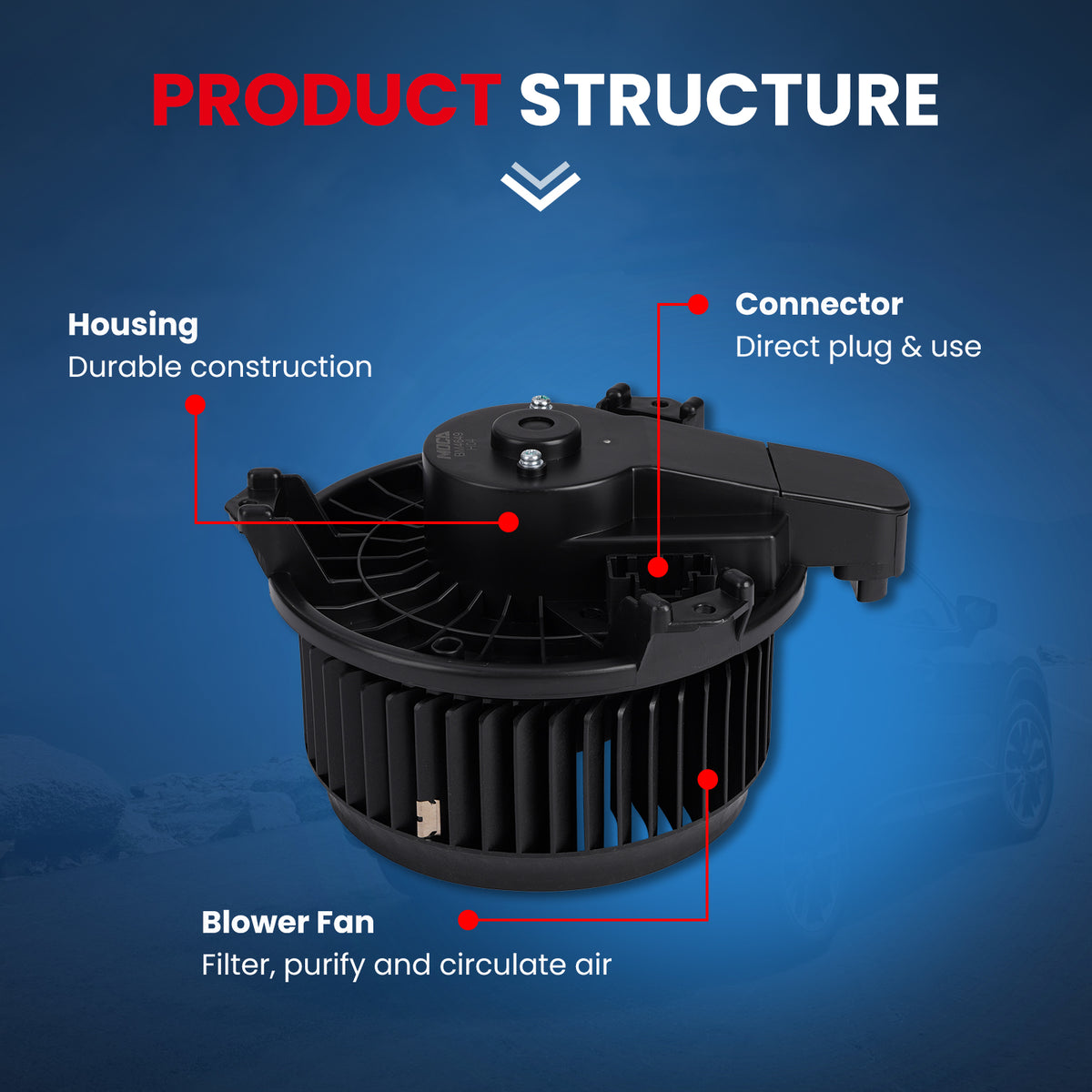 MOCA HVAC Blower Motor - BM4649