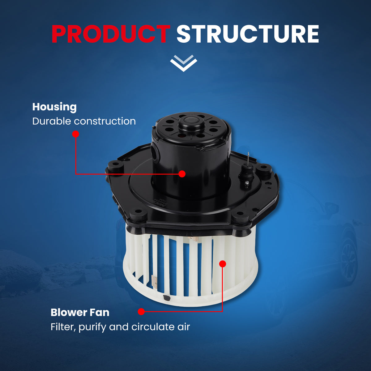MOCA HVAC Blower Motor - BM4654