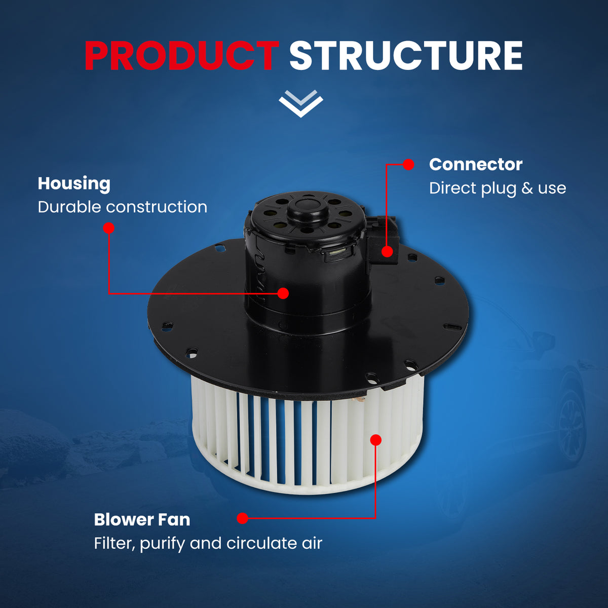 MOCA HVAC Blower Motor - BM4662