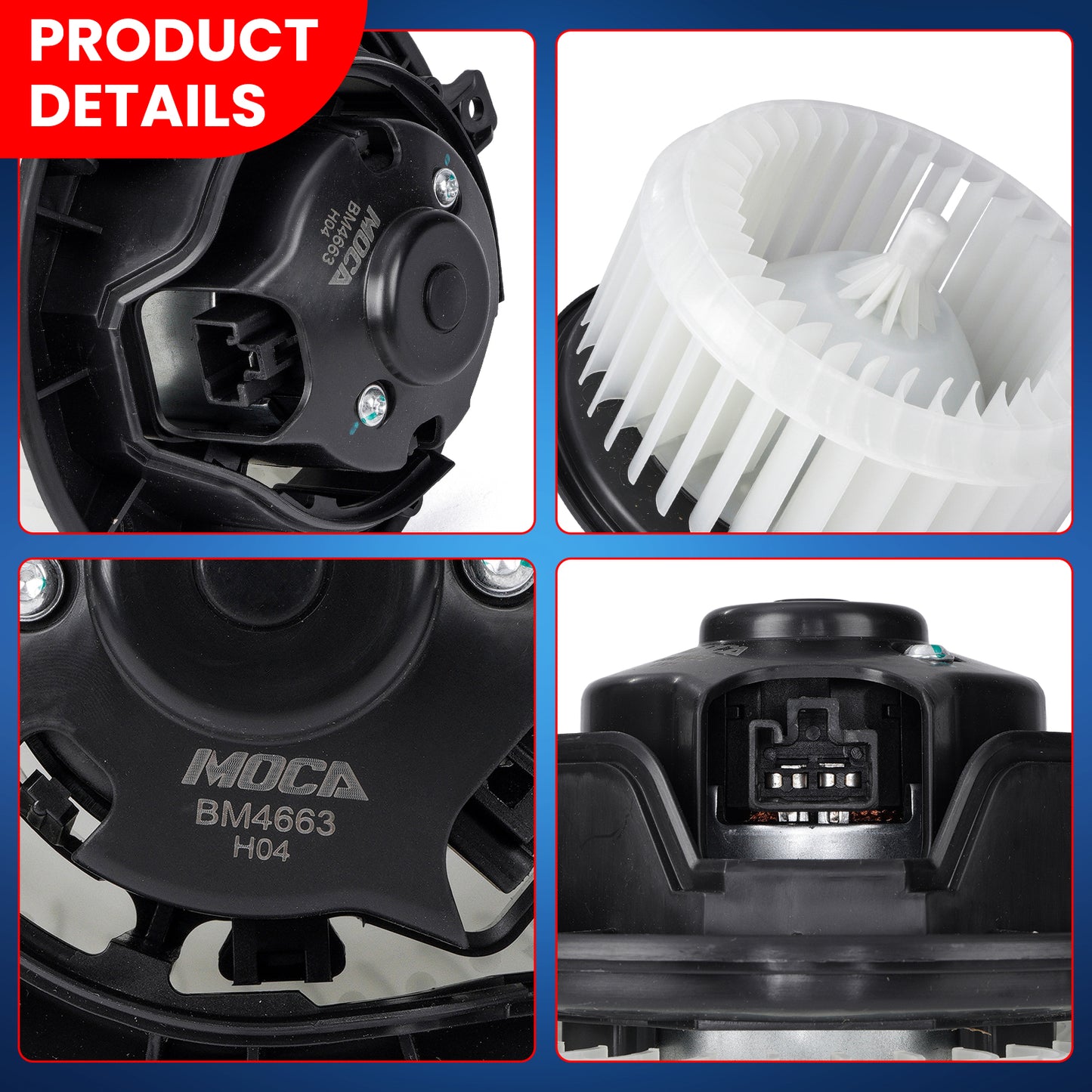 MOCA HVAC Blower Motor - BM4663