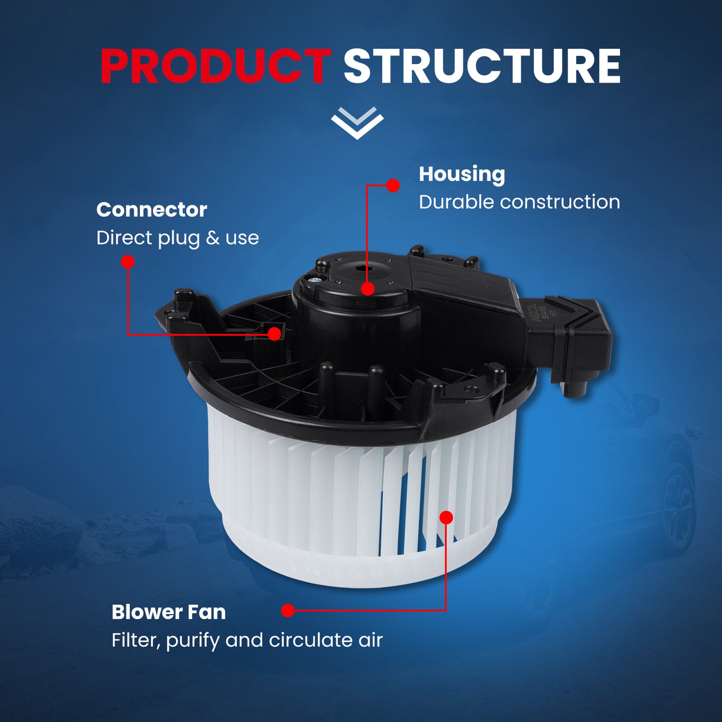 MOCA HVAC Blower Motor - BM4668