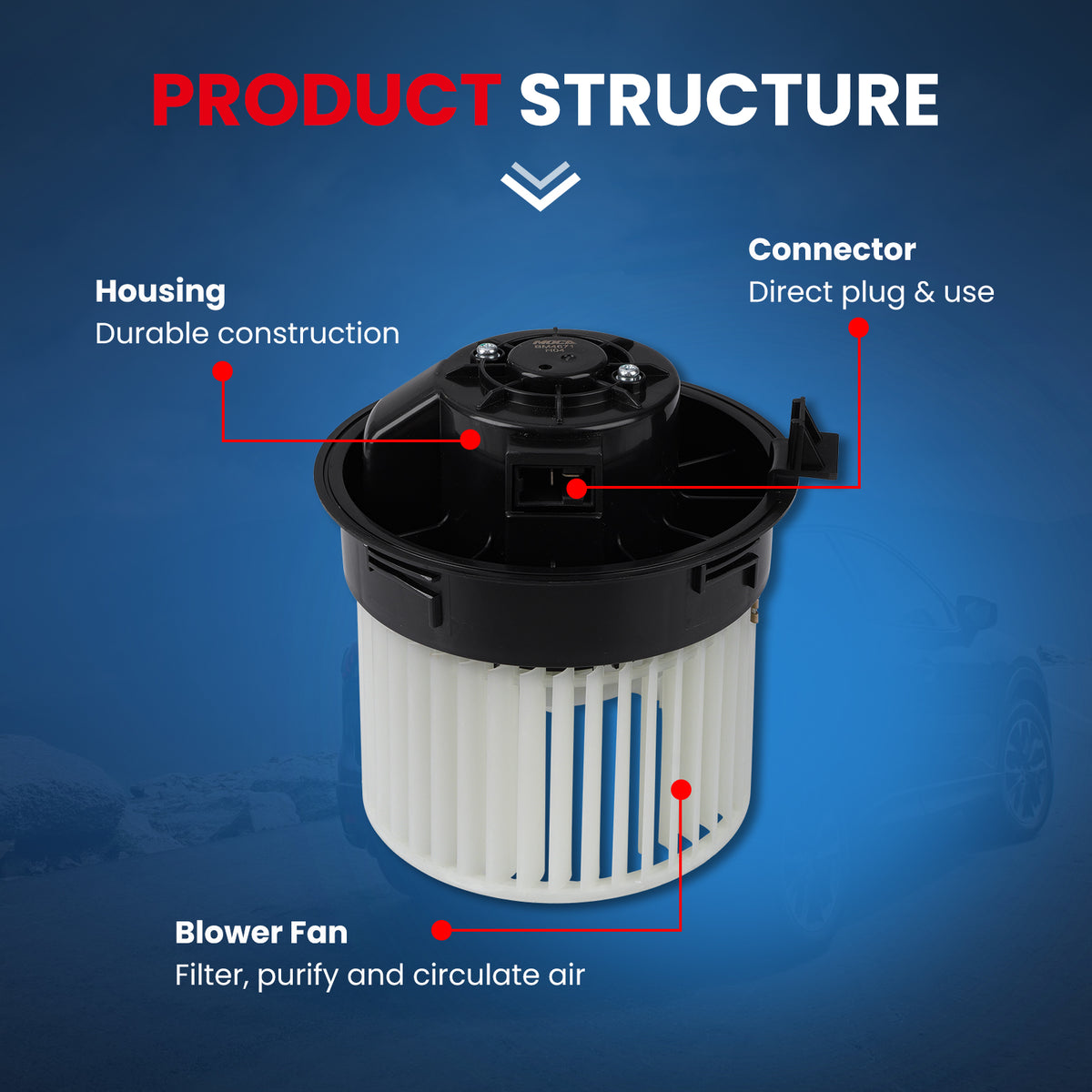 MOCA HVAC Blower Motor - BM4671