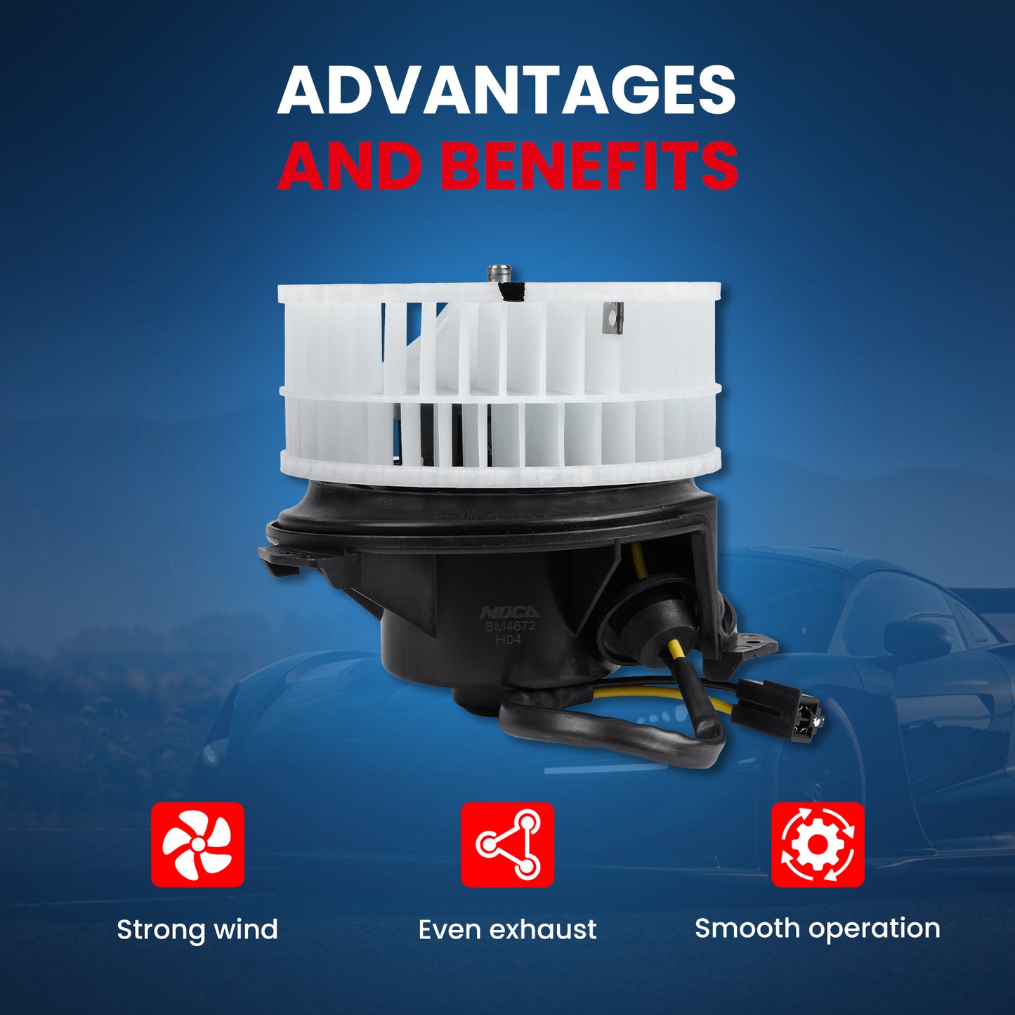 MOCA HVAC Blower Motor - BM4672