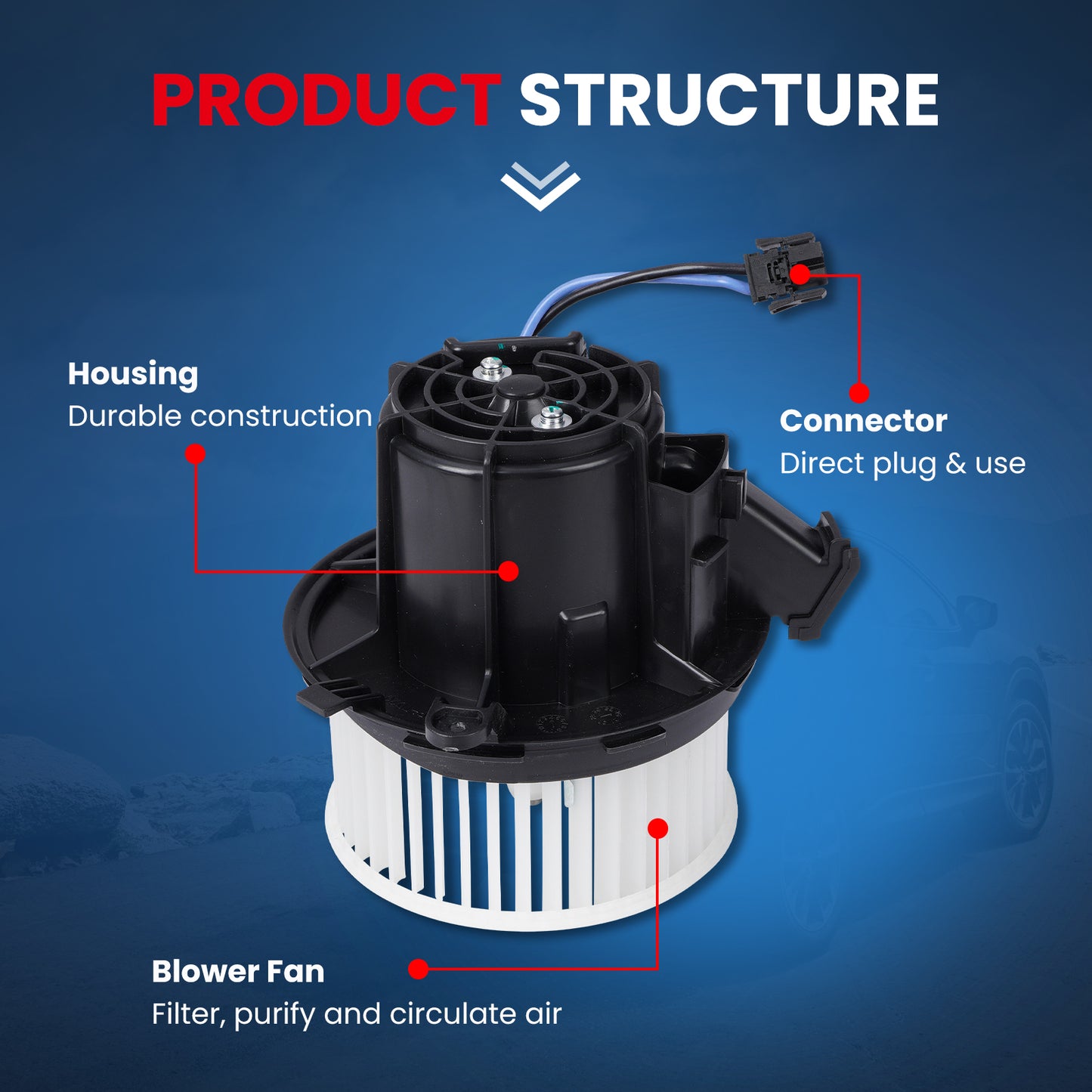 MOCA HVAC Blower Motor - BM4675