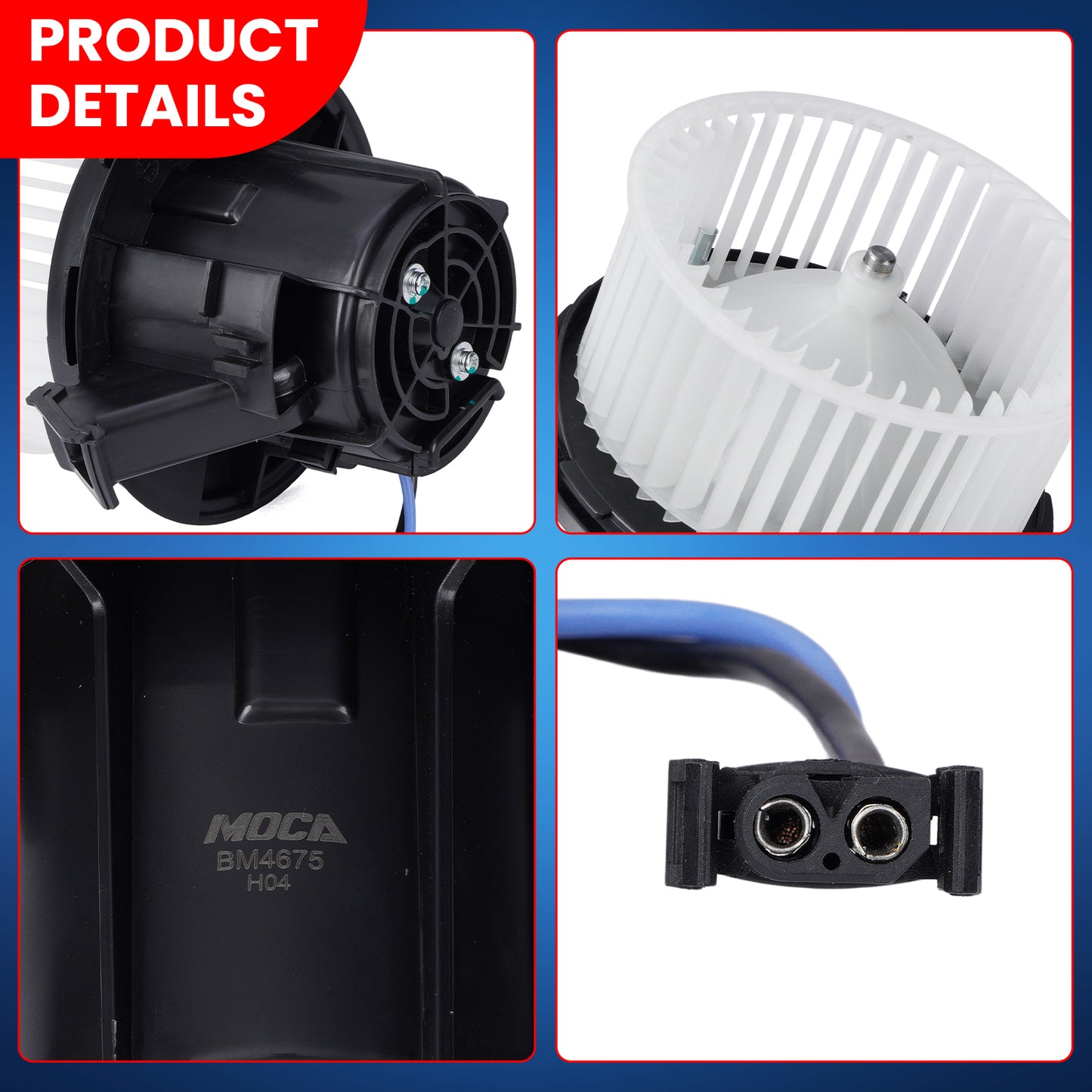 MOCA HVAC Blower Motor - BM4675