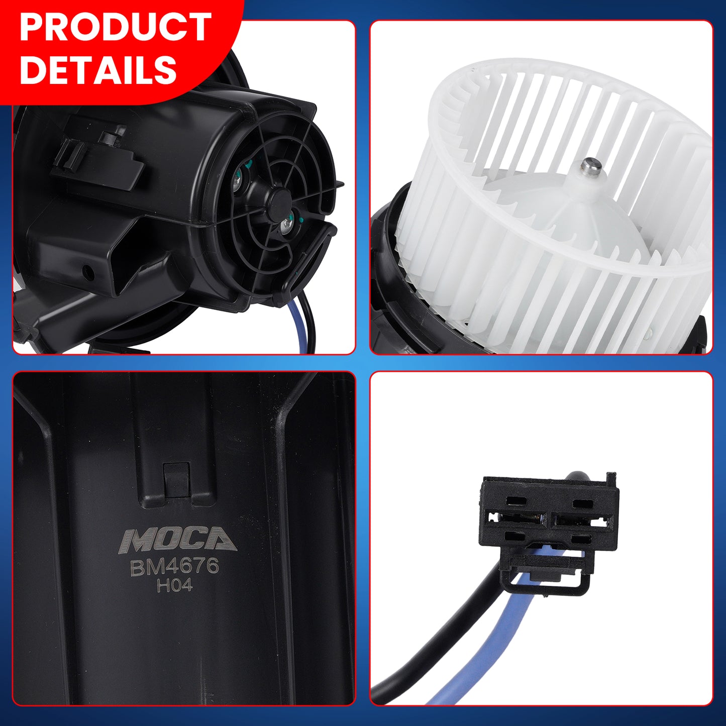 MOCA HVAC Blower Motor - BM4676
