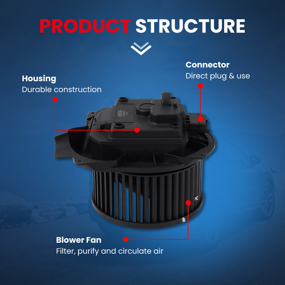 MOCA HVAC Blower Motor - BM4681