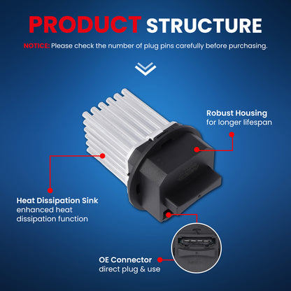 MOCA HVAC Blower Motor Resistor - BMR110