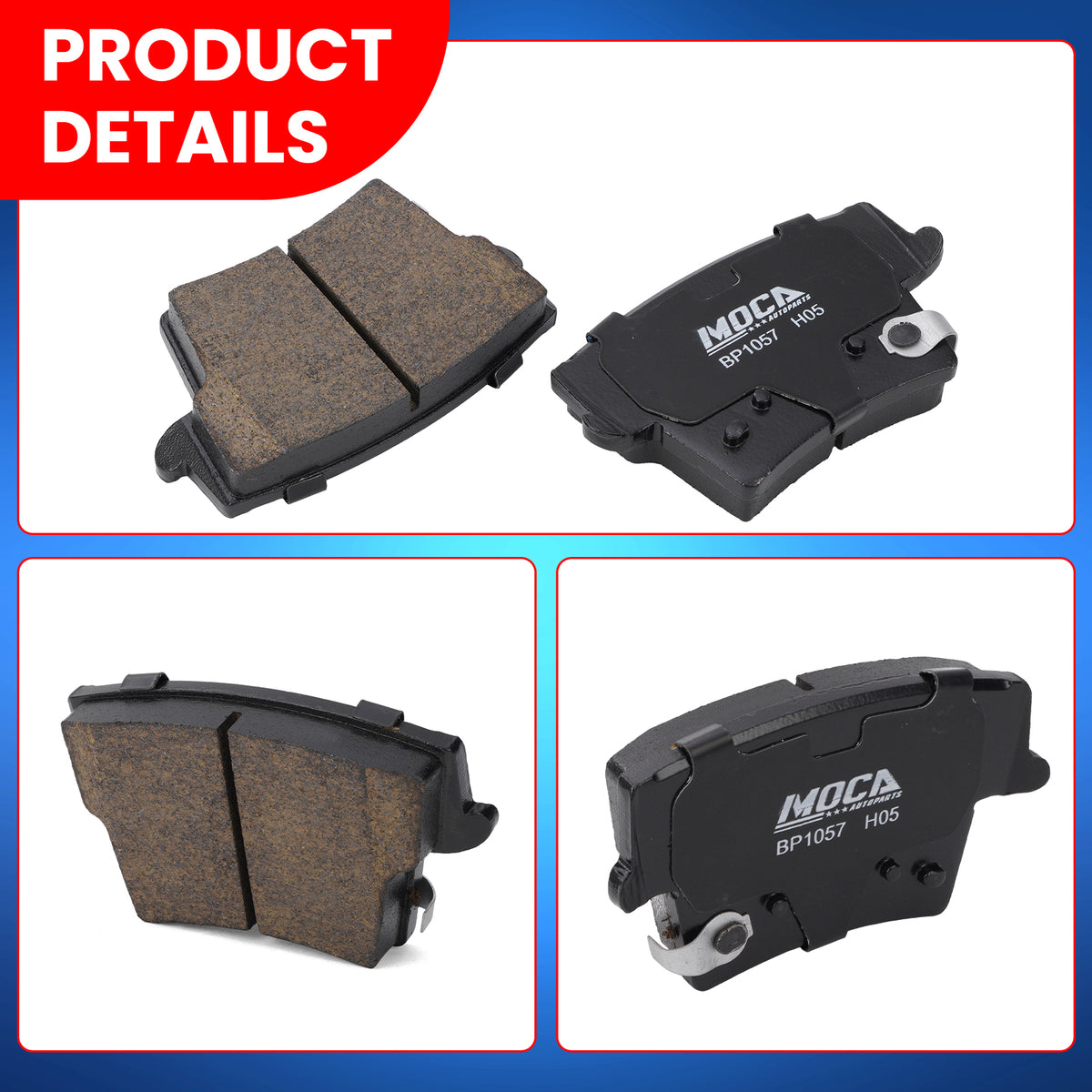 MOCA Disc Brake Pads - BP1057