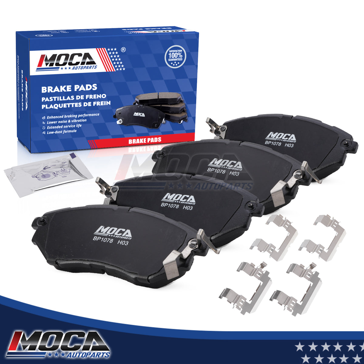 MOCA Disc Brake Pads - BP1078