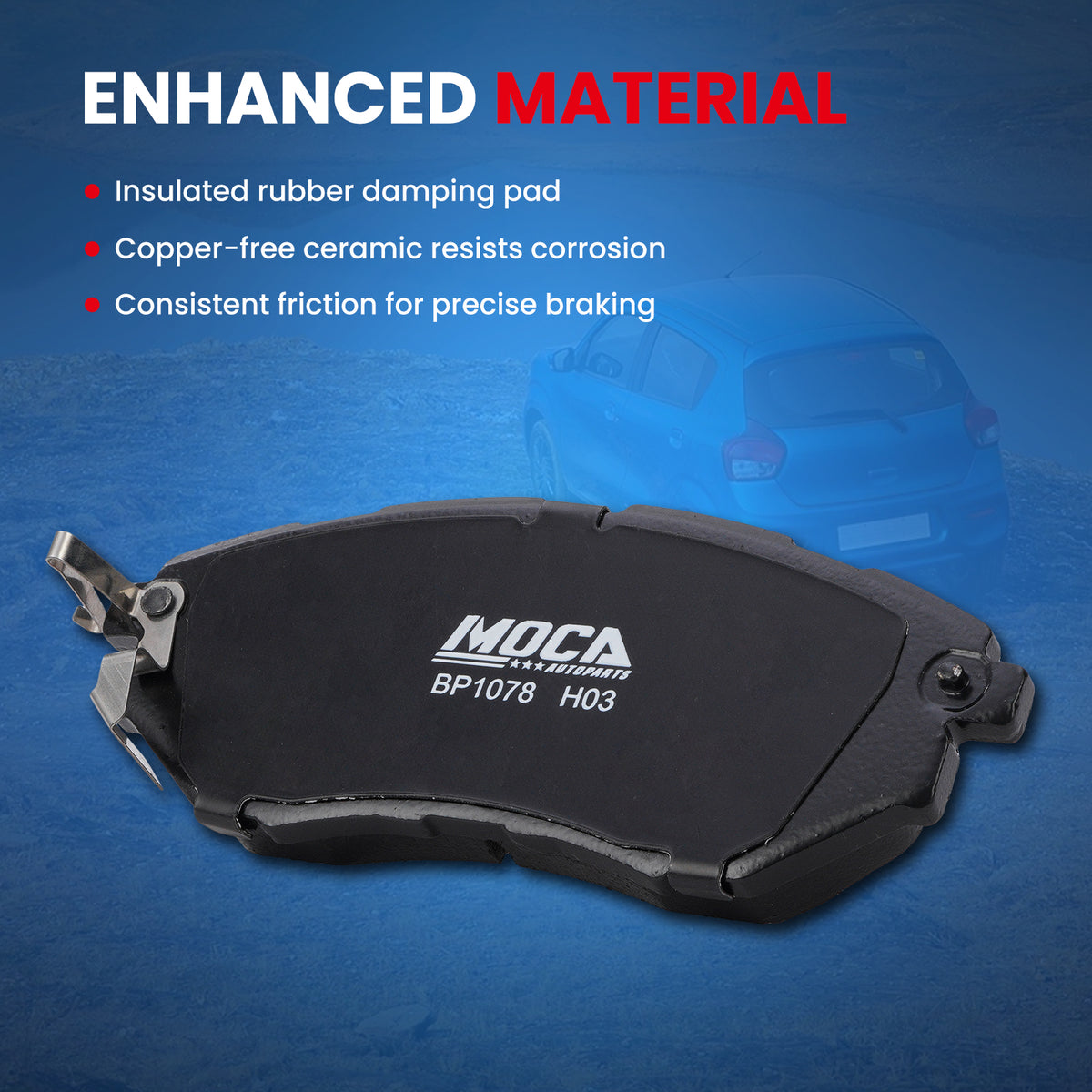 MOCA Disc Brake Pads - BP1078