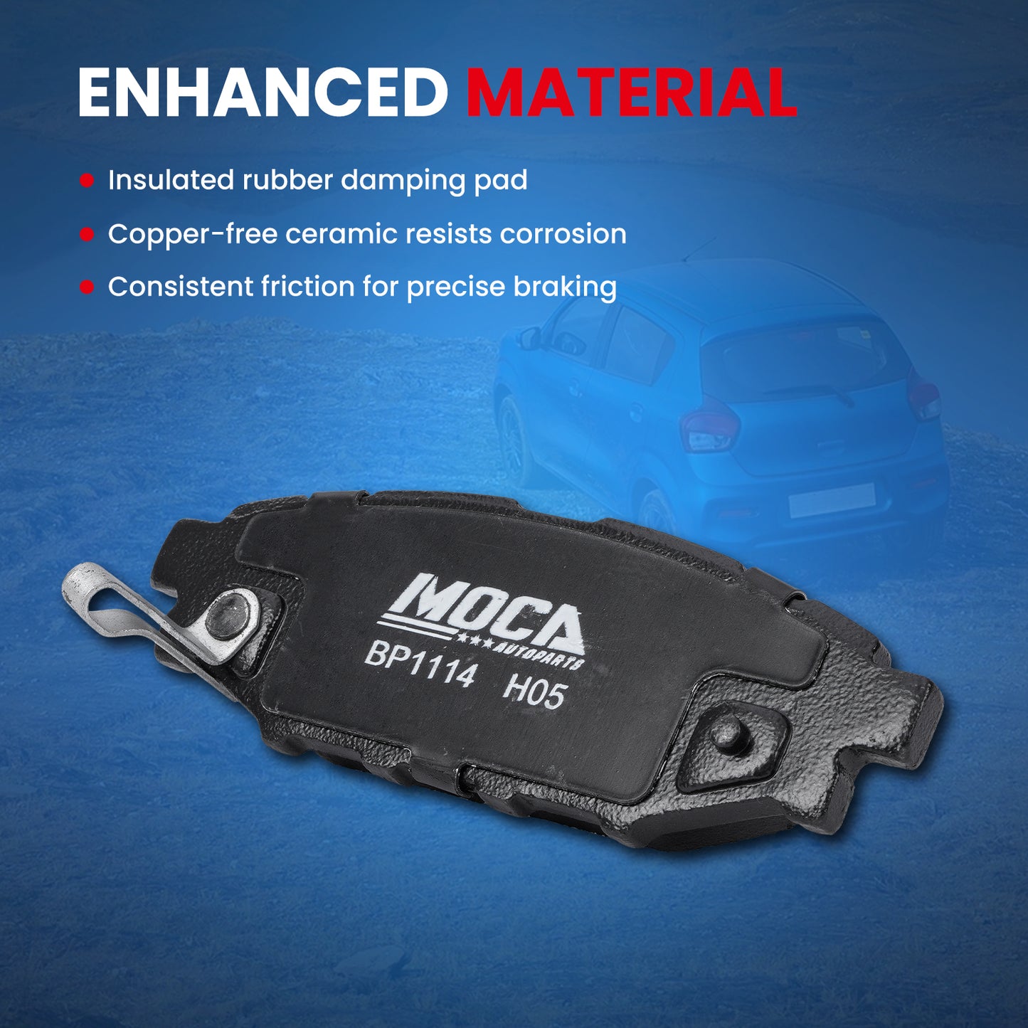 MOCA Disc Brake Pads - BP1114
