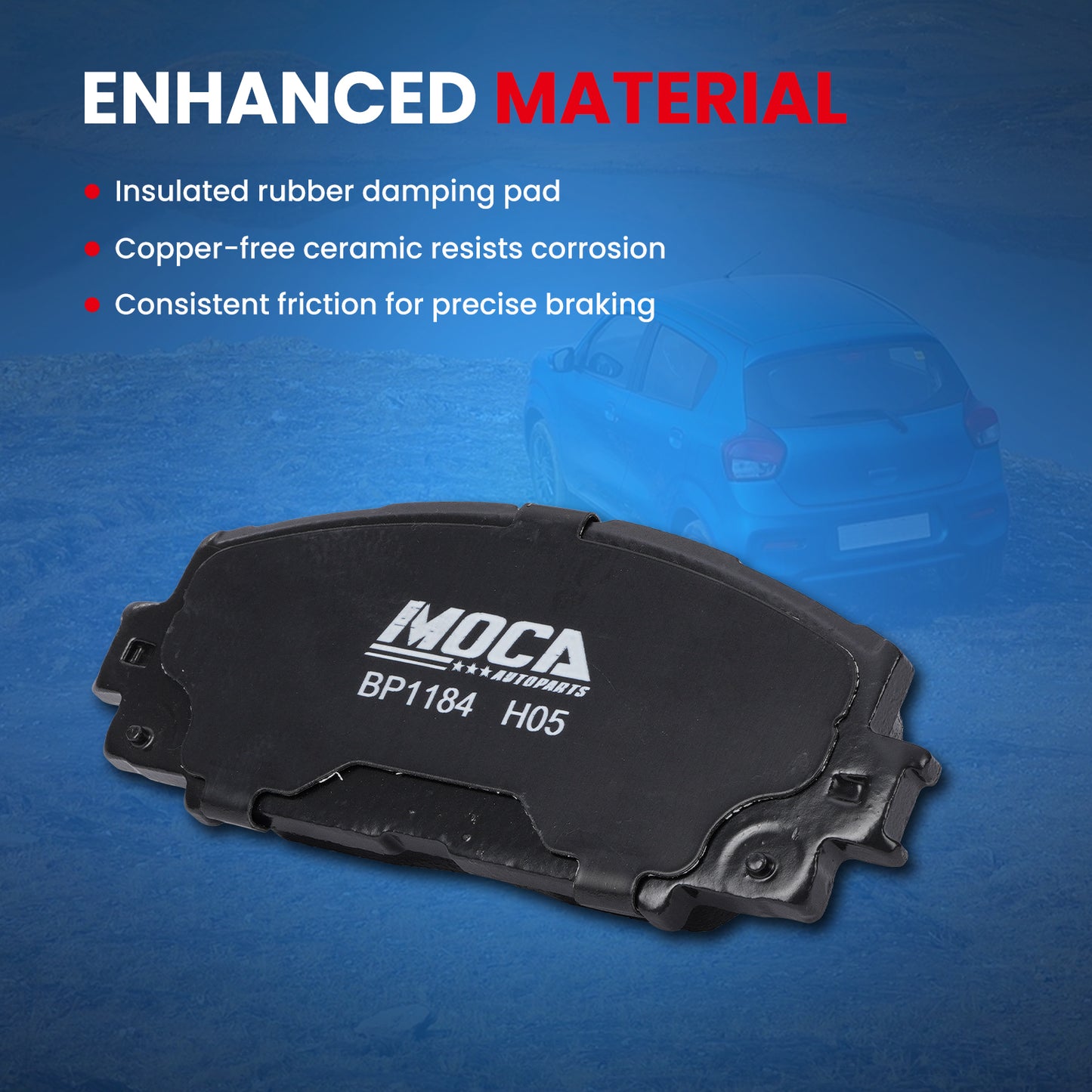 MOCA Disc Brake Pads - BP1184
