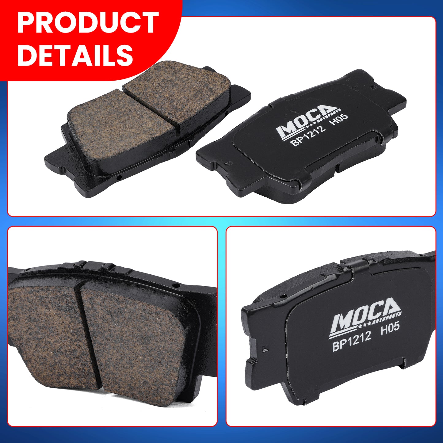 MOCA Disc Brake Pads - BP1212