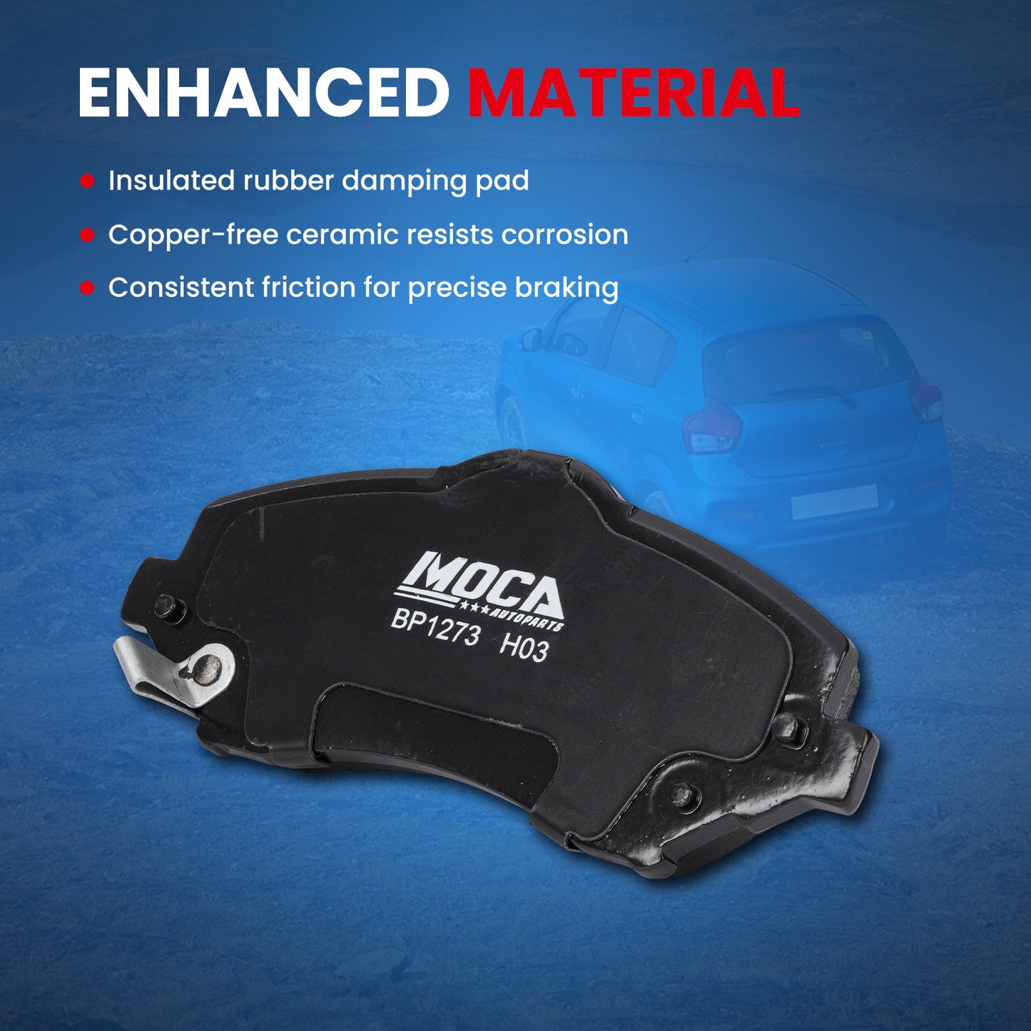 MOCA Disc Brake Pads - BP1273