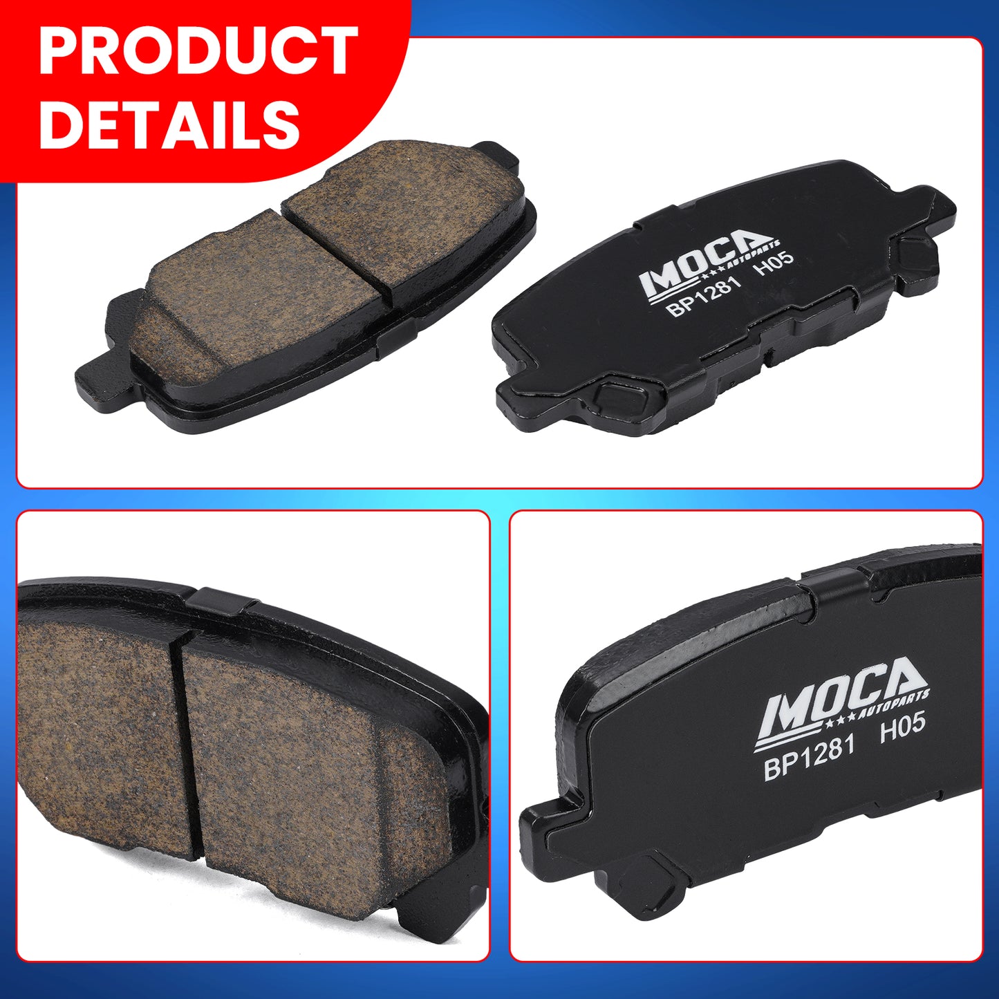 MOCA Disc Brake Pads - BP1281