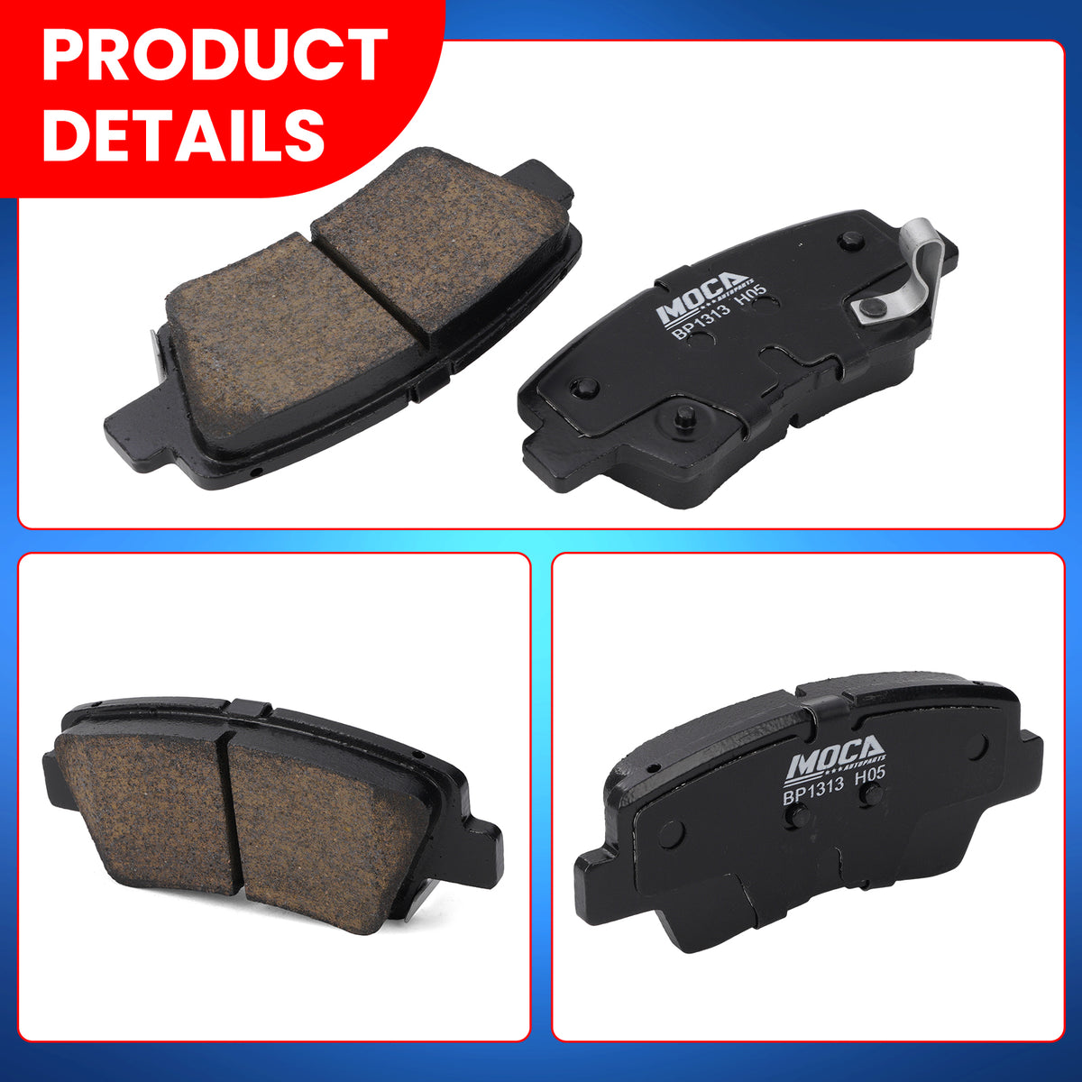 MOCA Disc Brake Pads - BP1313