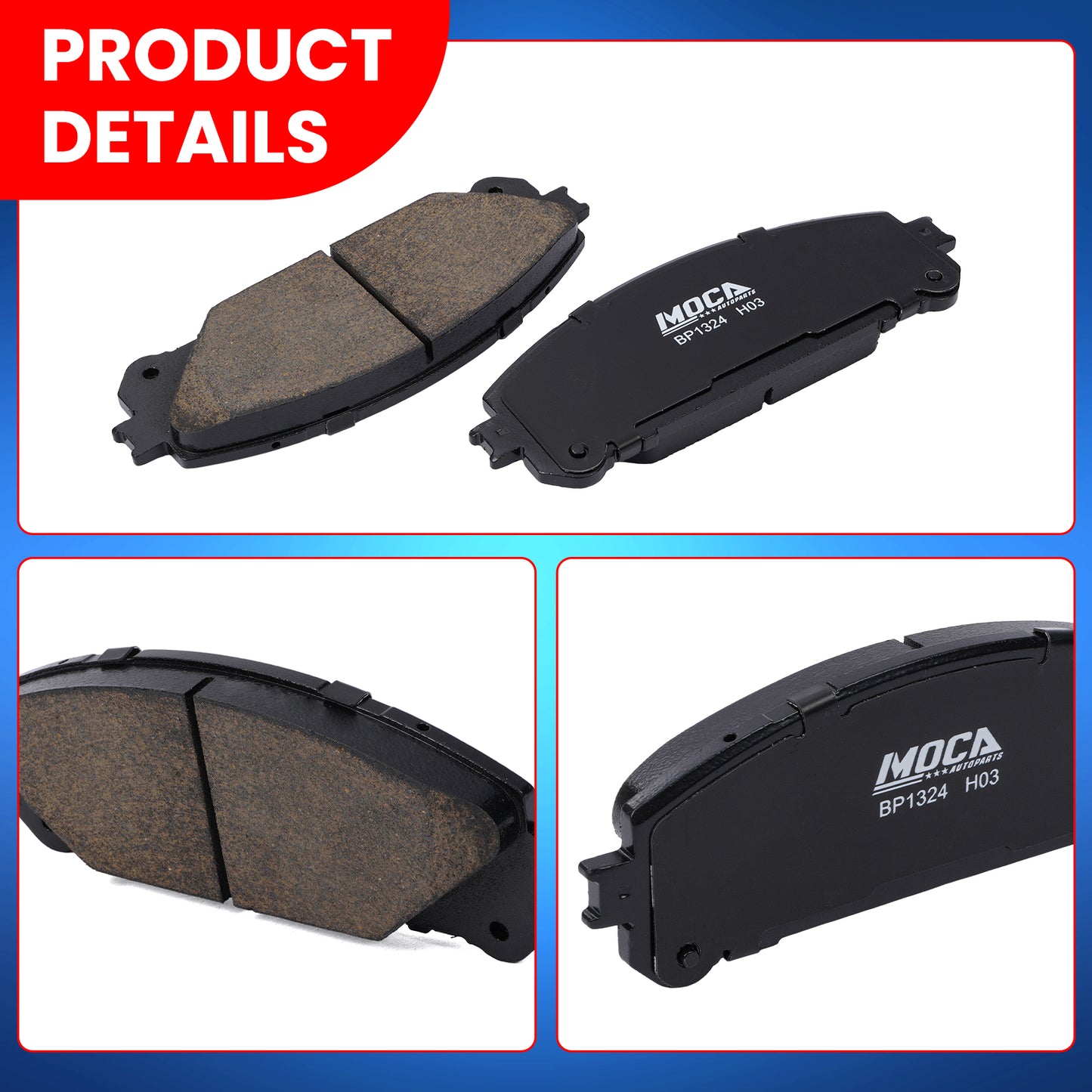MOCA Disc Brake Pads - BP1324