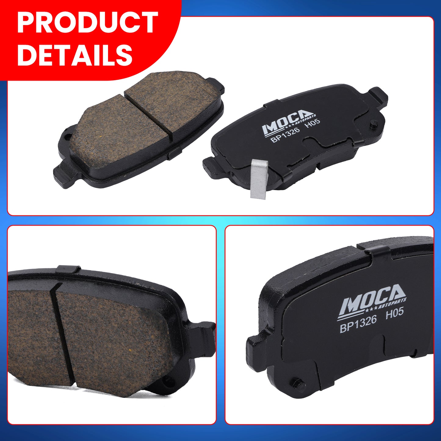 MOCA Disc Brake Pads - BP1326