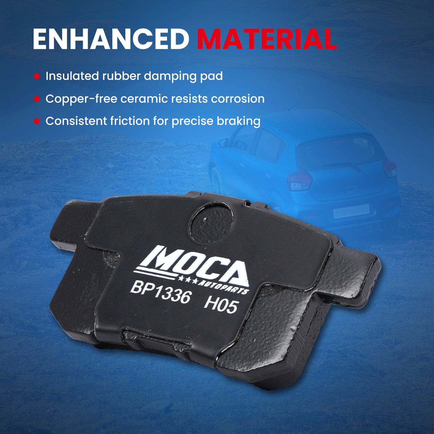 MOCA Disc Brake Pads - BP1336