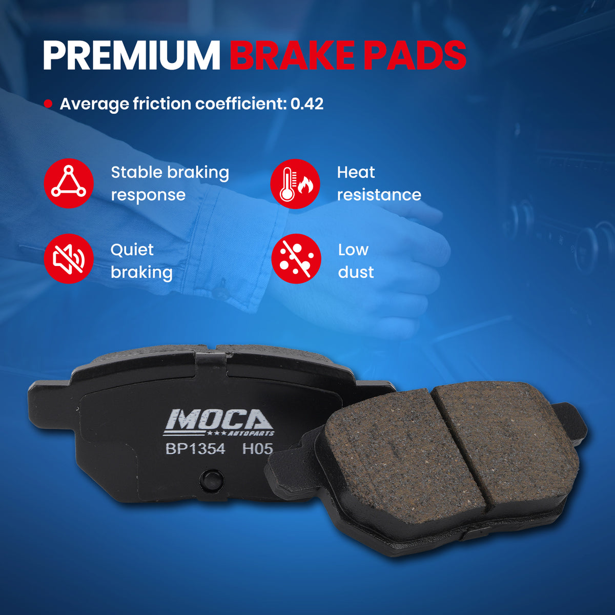 MOCA Disc Brake Pads - BP1354