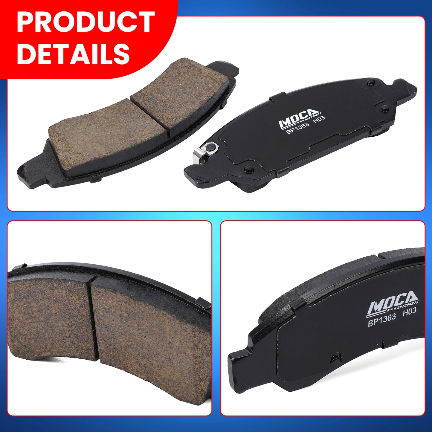MOCA Disc Brake Pads - BP1363
