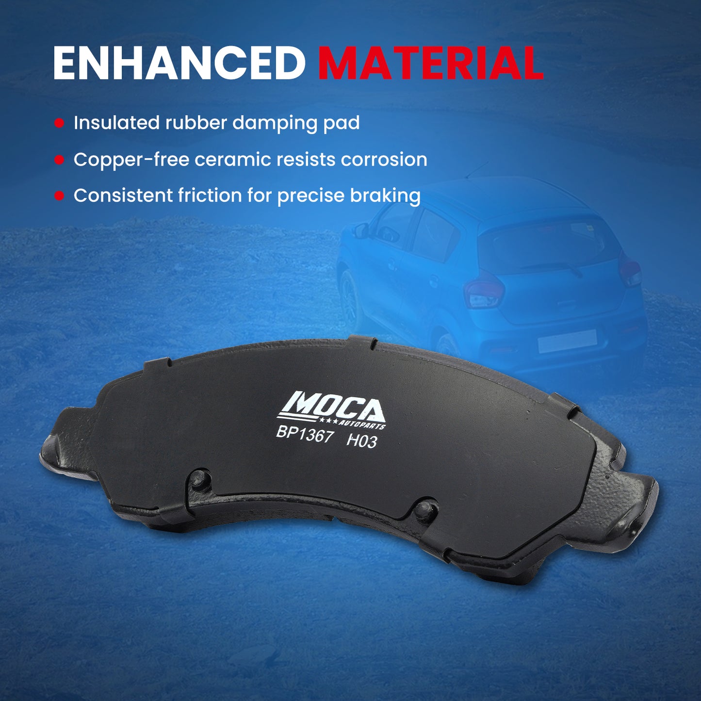 MOCA Disc Brake Pads - BP1367