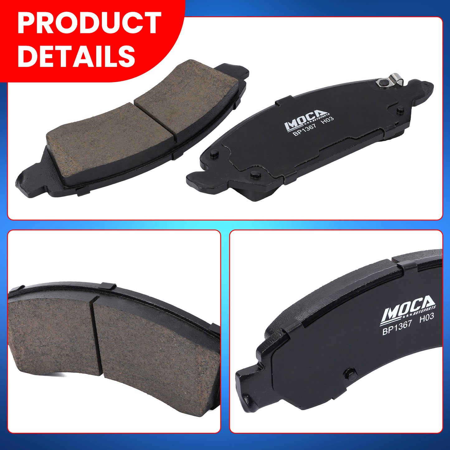 MOCA Disc Brake Pads - BP1367