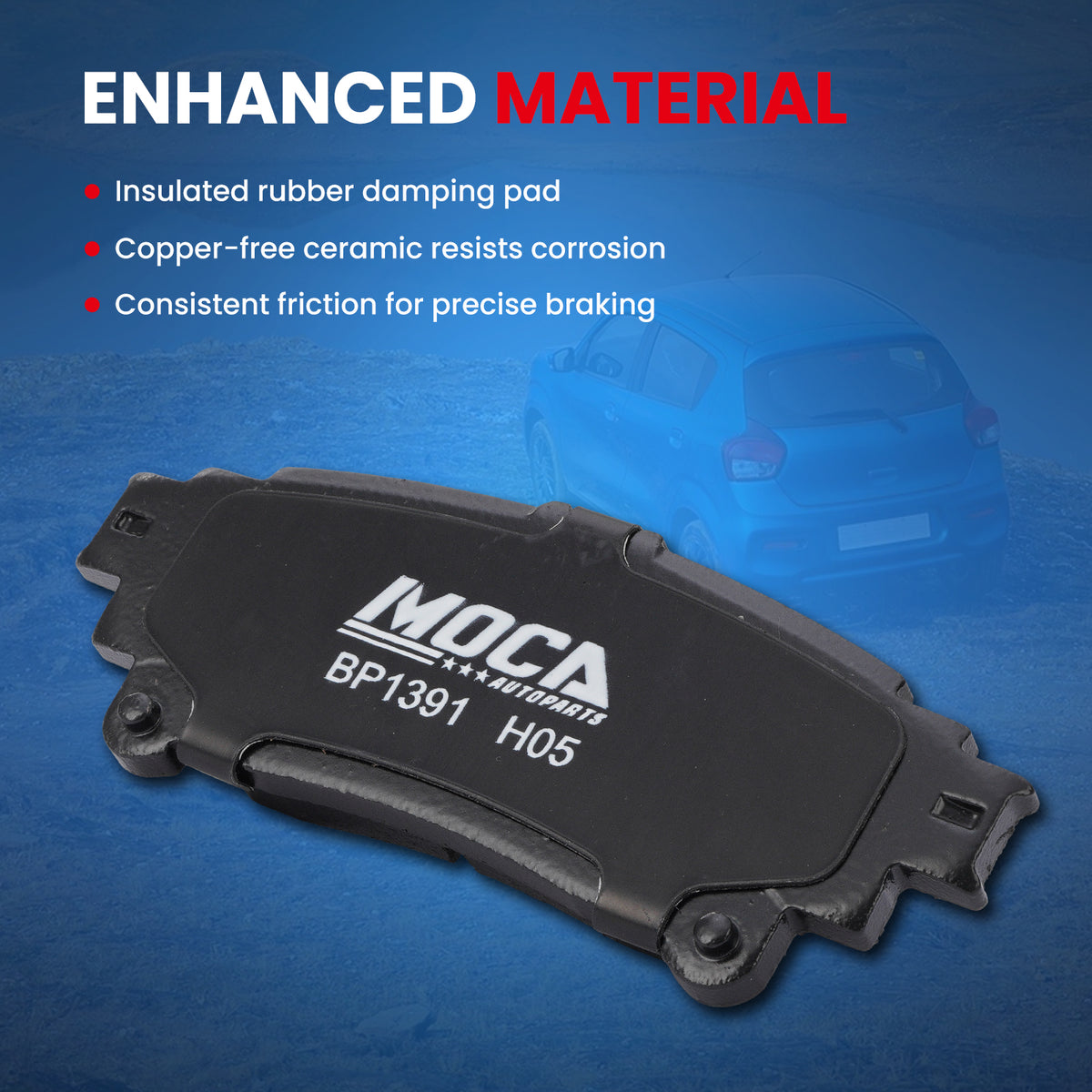 MOCA Disc Brake Pads - BP1391
