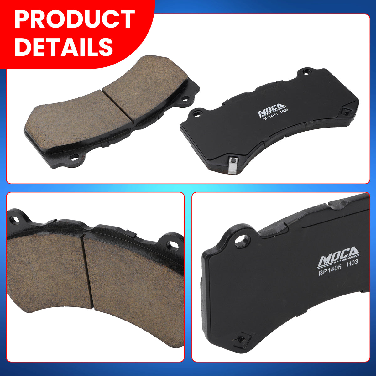 MOCA Disc Brake Pads - BP1405