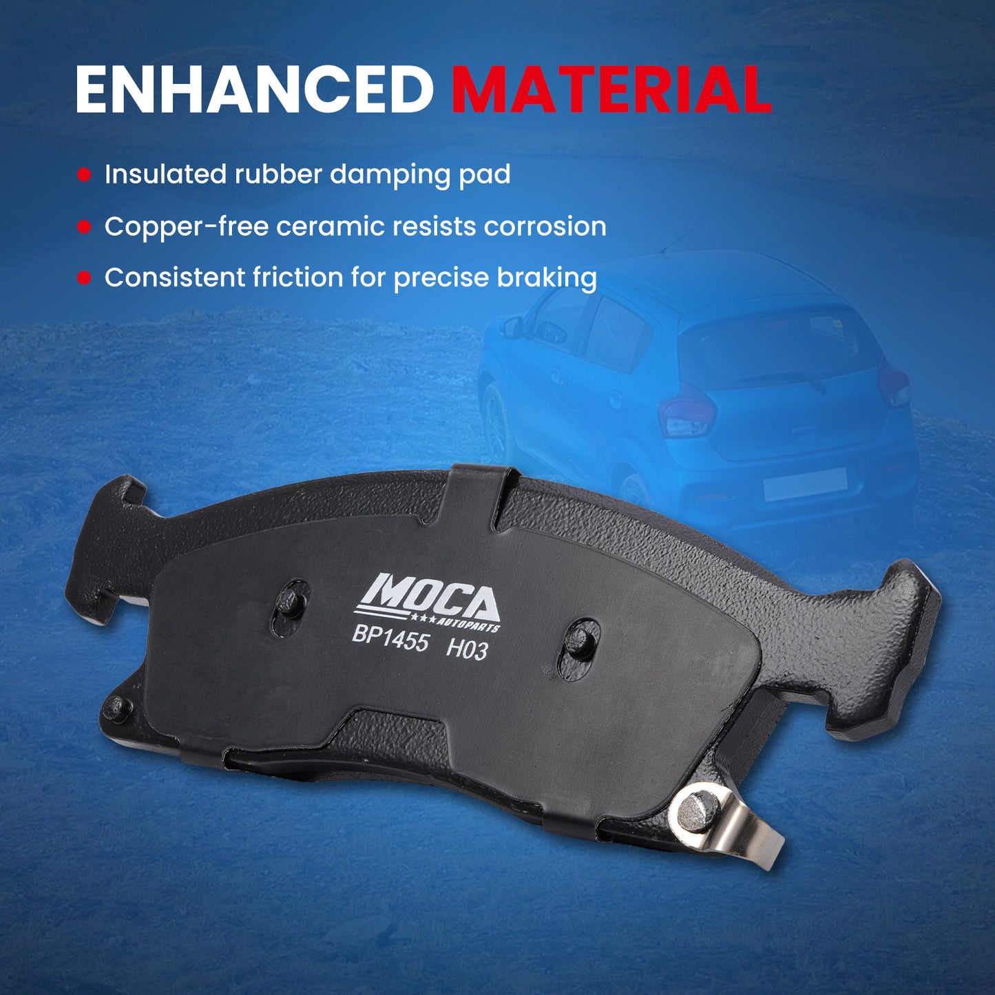 MOCA Disc Brake Pads - BP1455