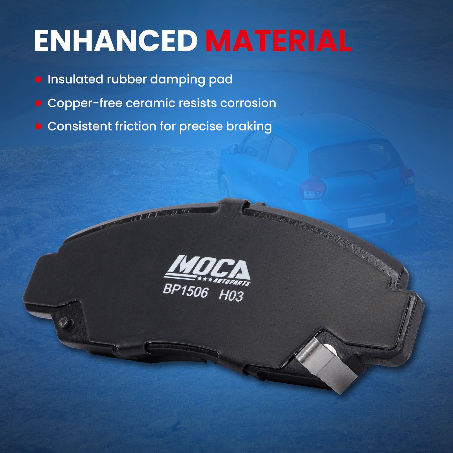 MOCA Disc Brake Pads - BP1506