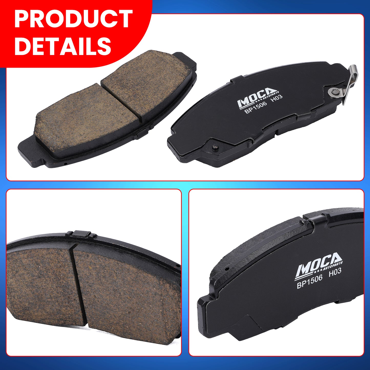 MOCA Disc Brake Pads - BP1506
