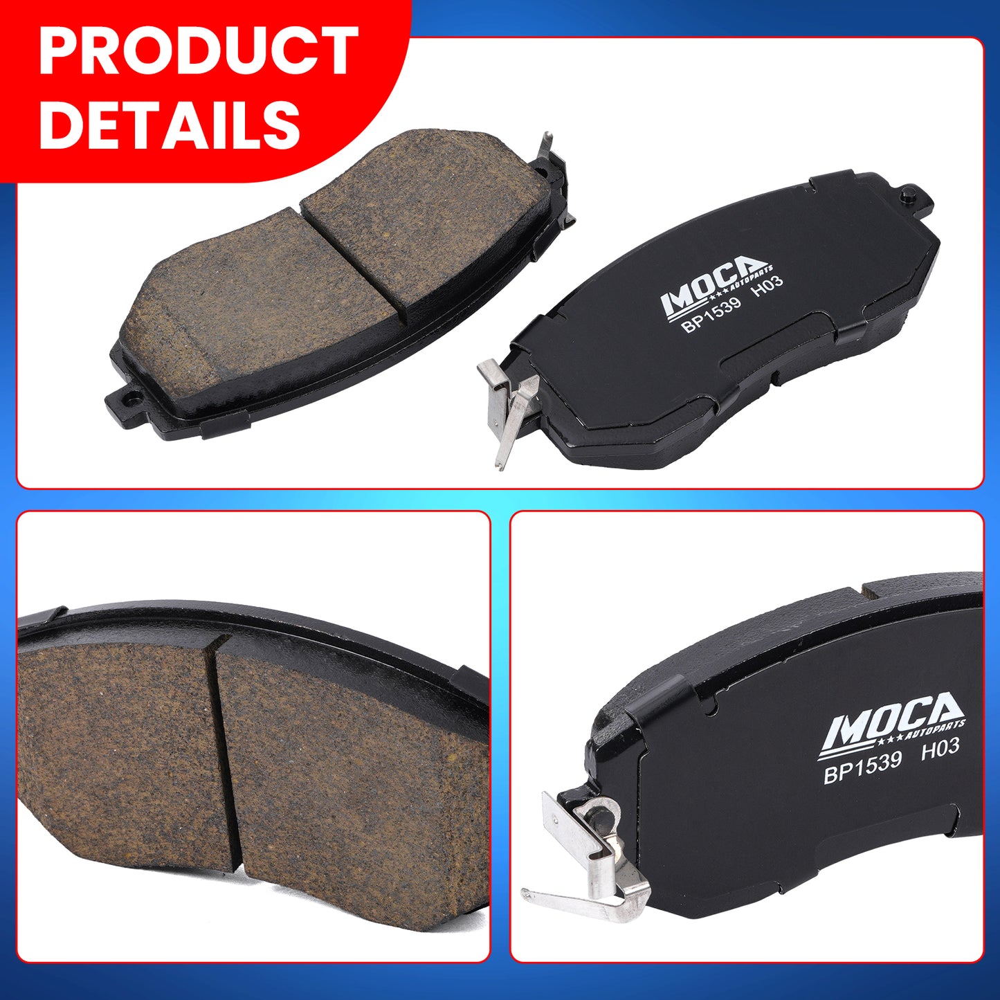 MOCA Disc Brake Pads - BP1539