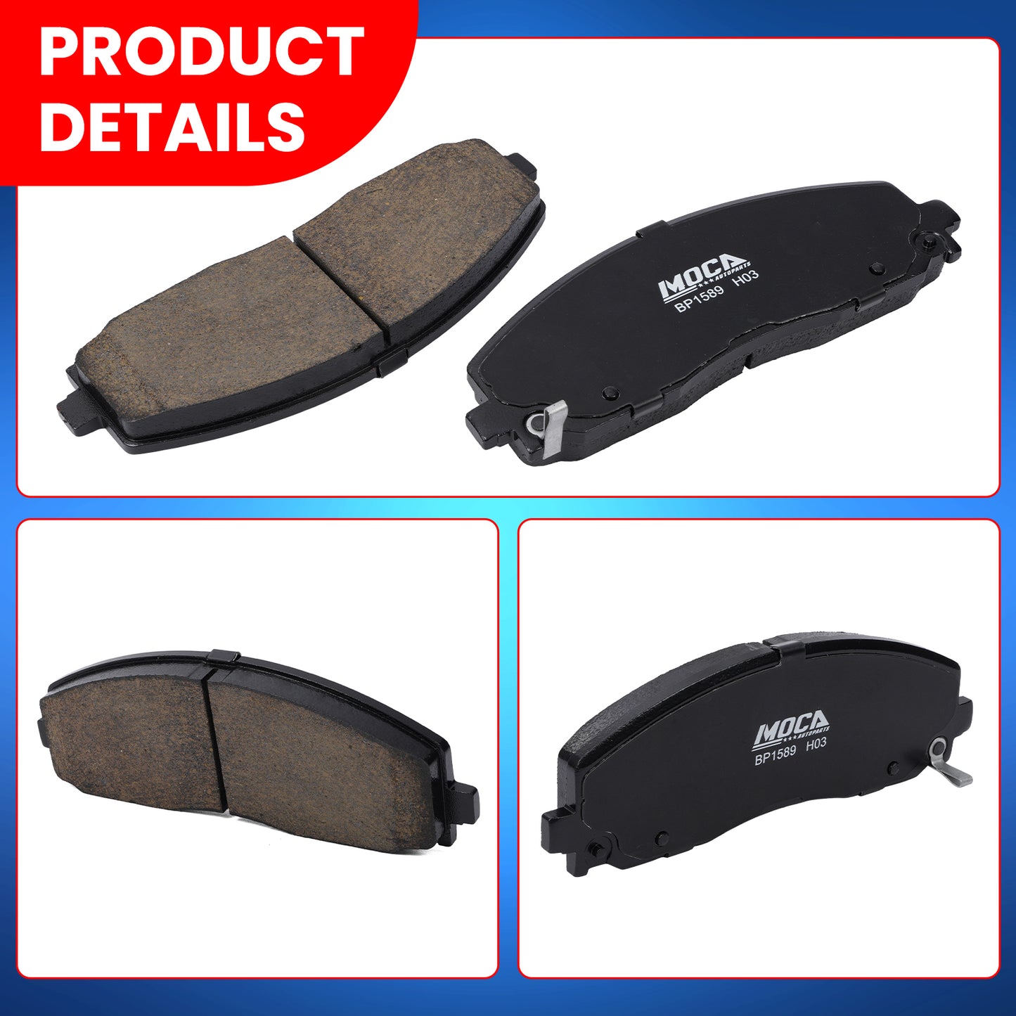 MOCA Disc Brake Pads - BP1589