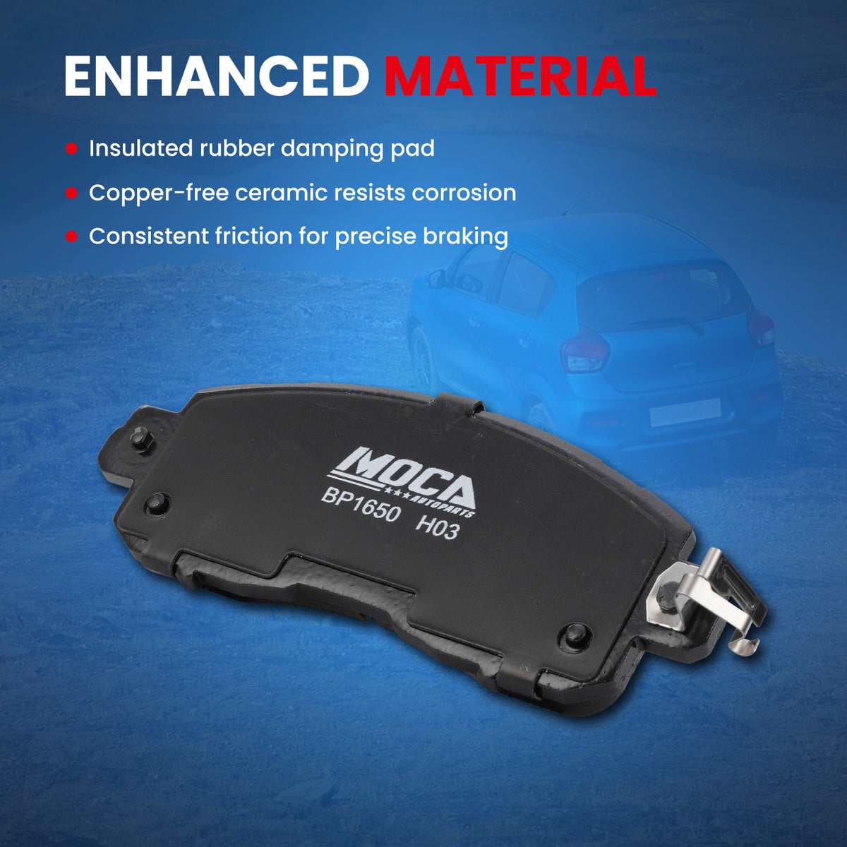 MOCA Disc Brake Pads - BP1650