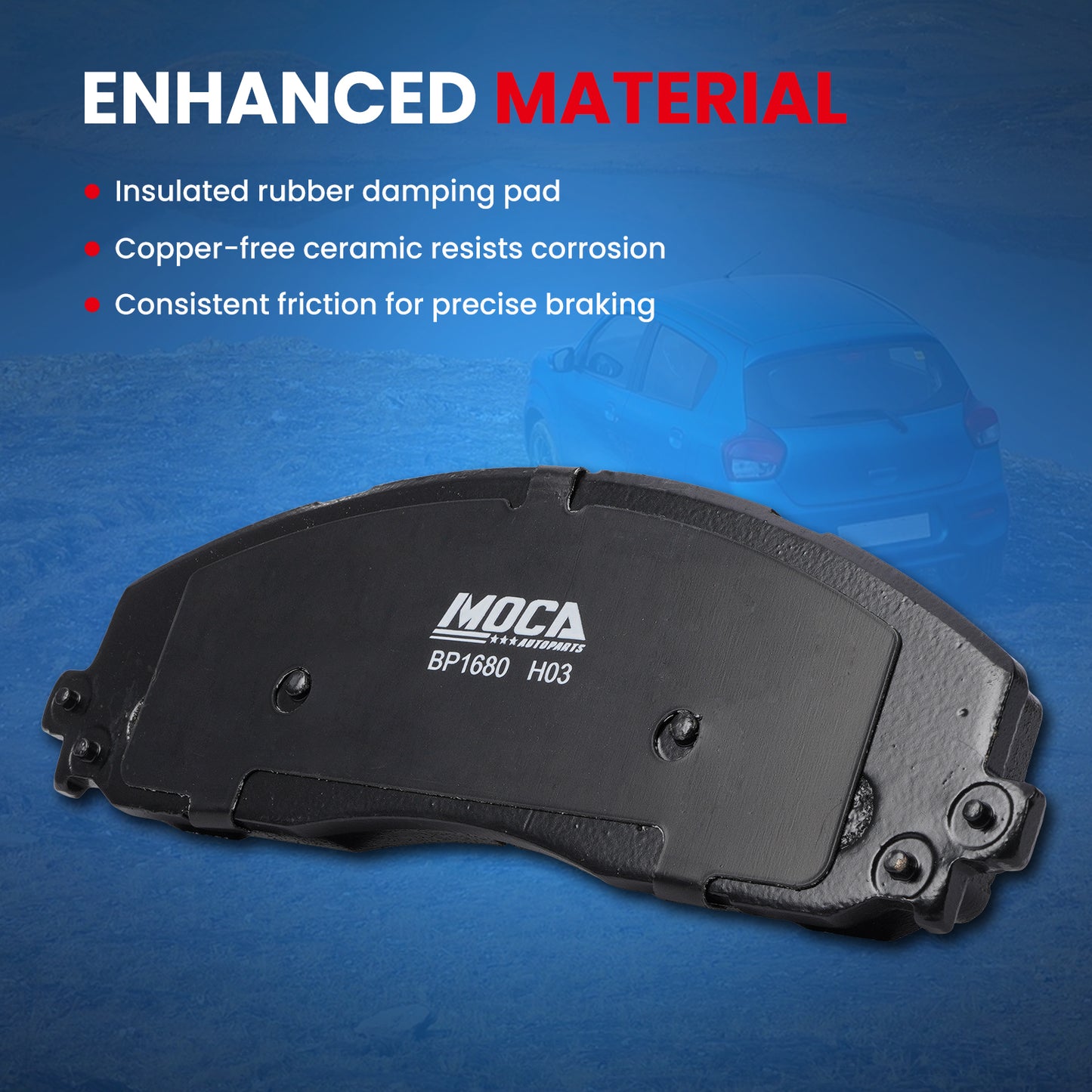 MOCA Disc Brake Pads - BP1680