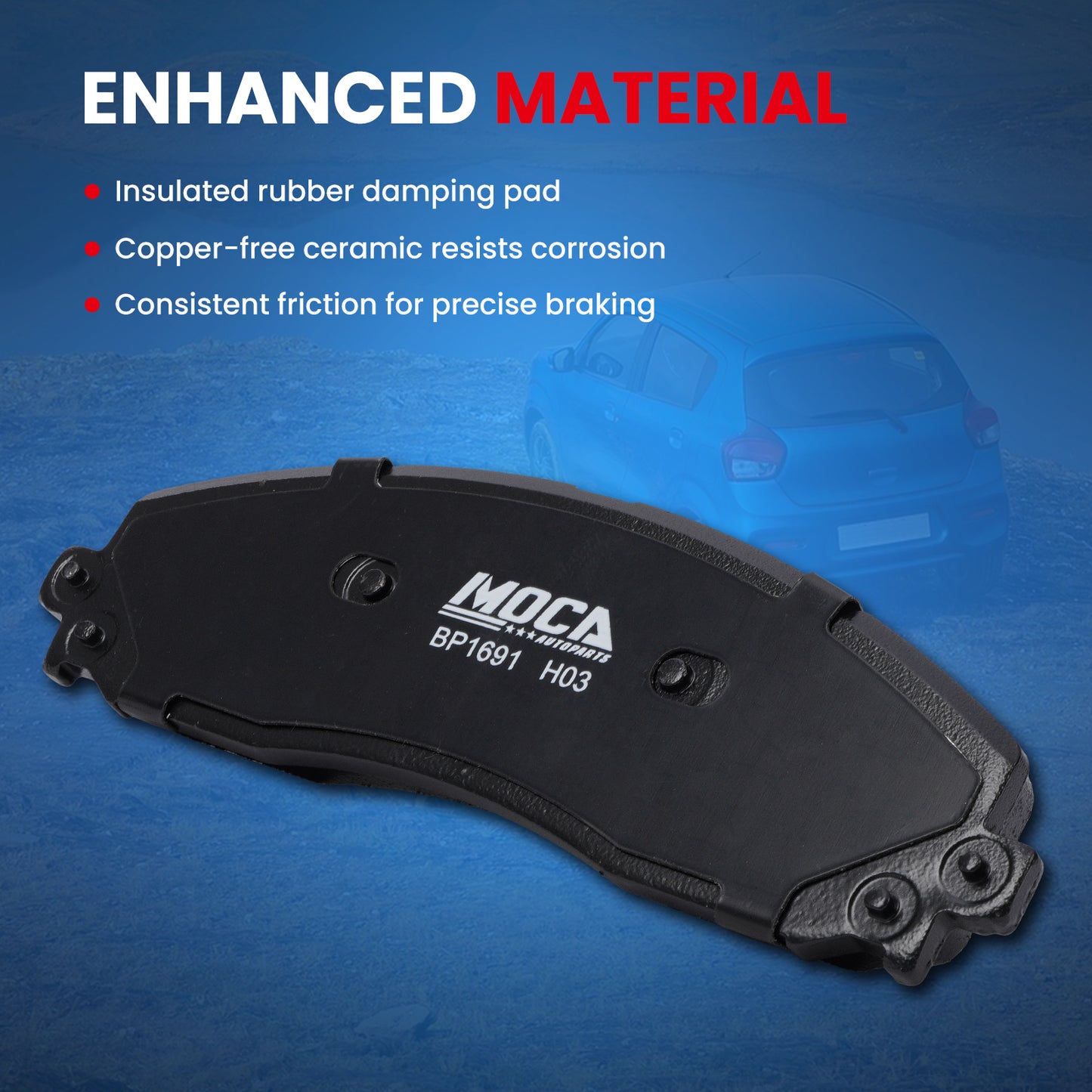 MOCA Disc Brake Pads - BP1691