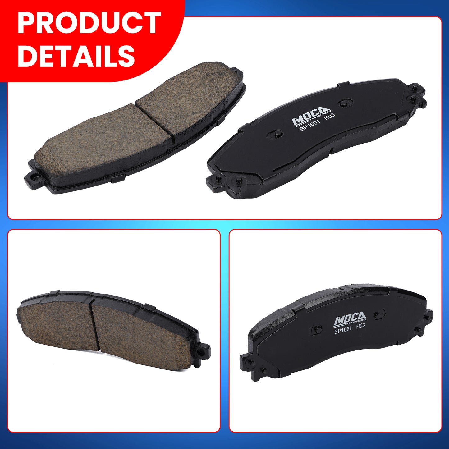 MOCA Disc Brake Pads - BP1691