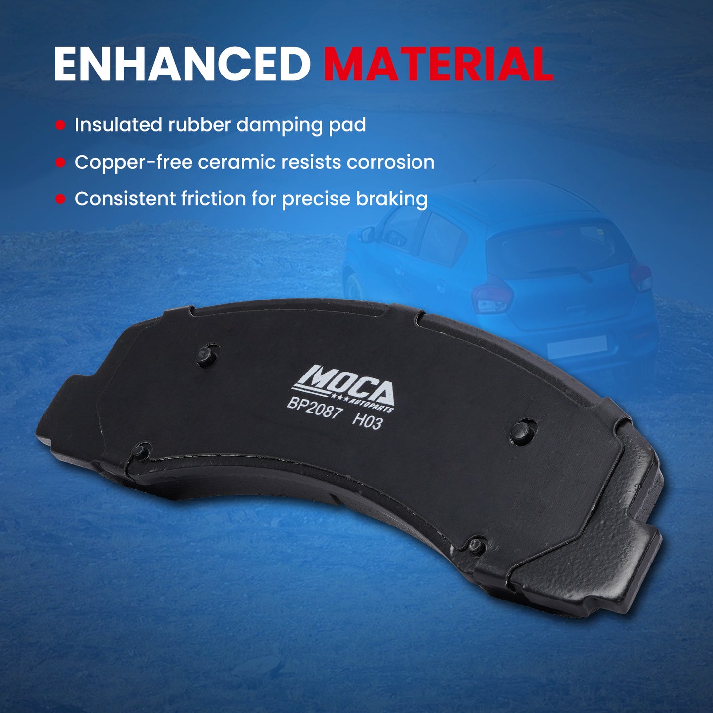 MOCA Disc Brake Pads - BP2087