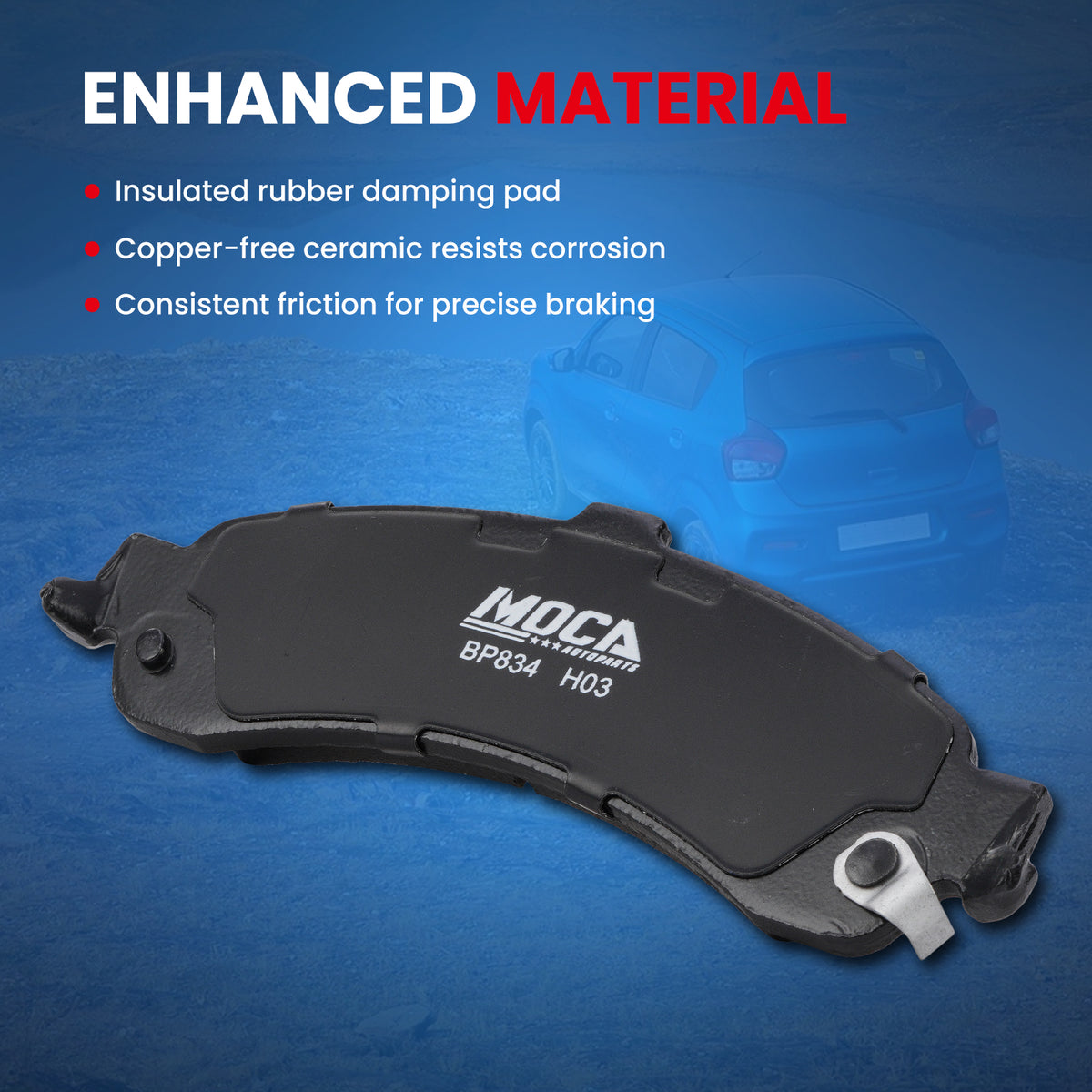 MOCA Disc Brake Pads - BP834