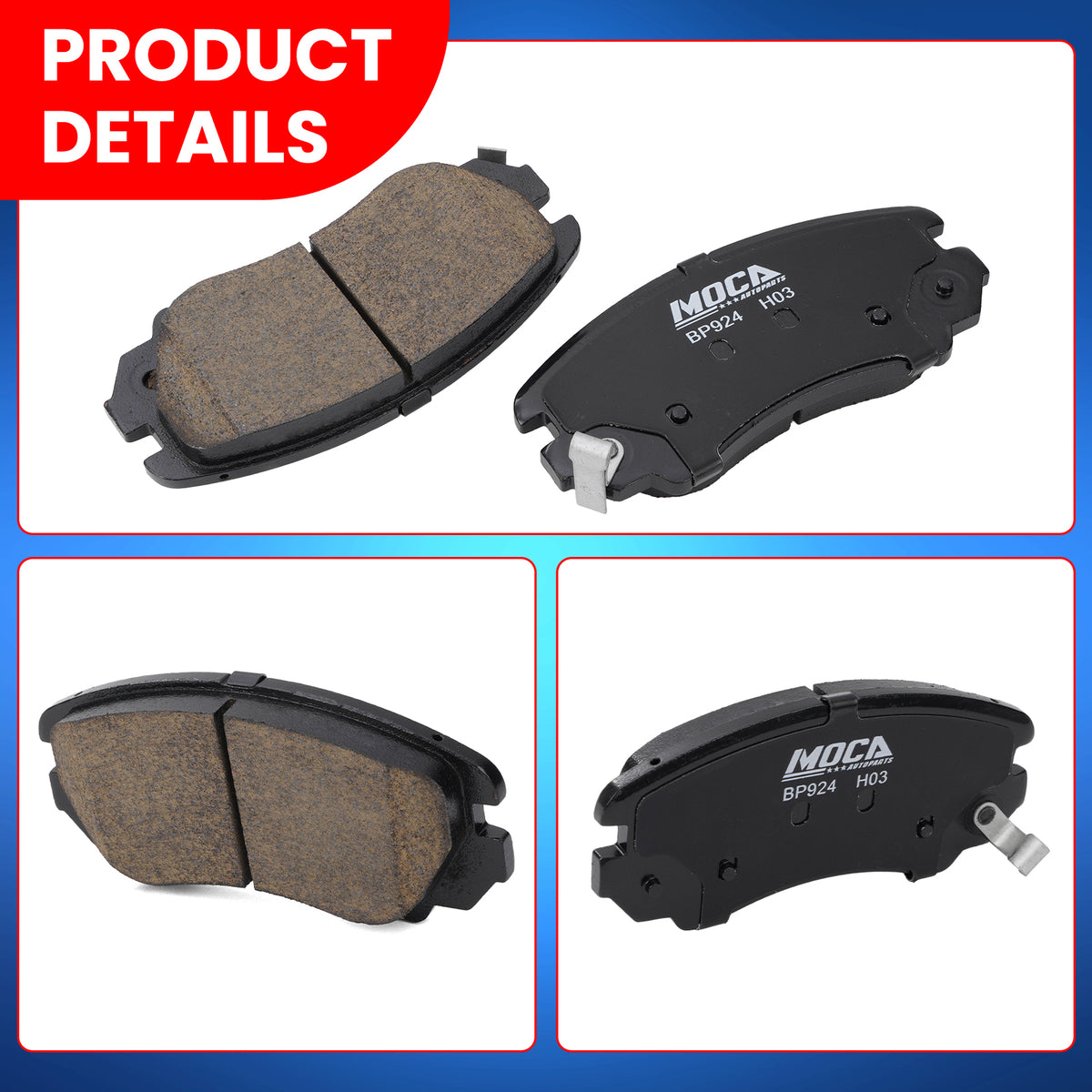 MOCA Disc Brake Pads - BP924