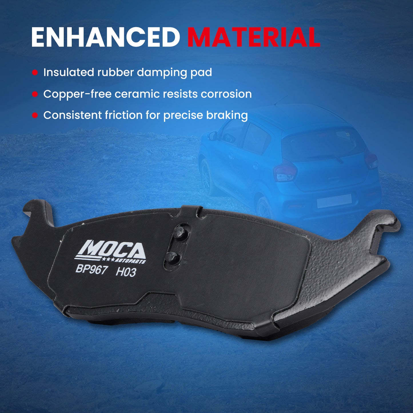 MOCA Disc Brake Pads - BP967