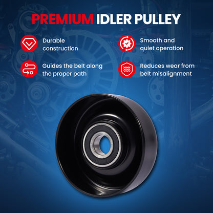 MOCA Accessory Drive Belt Idler Pulley - BT406