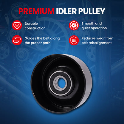 MOCA Accessory Drive Belt Idler Pulley - BT498