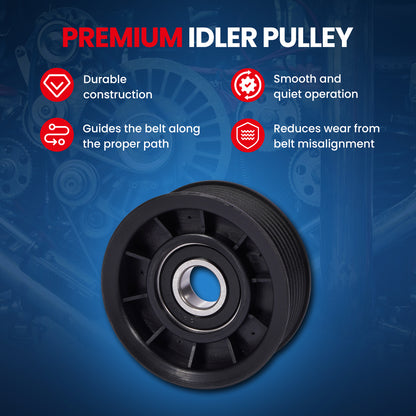 MOCA Accessory Drive Belt Idler Pulley - BT507